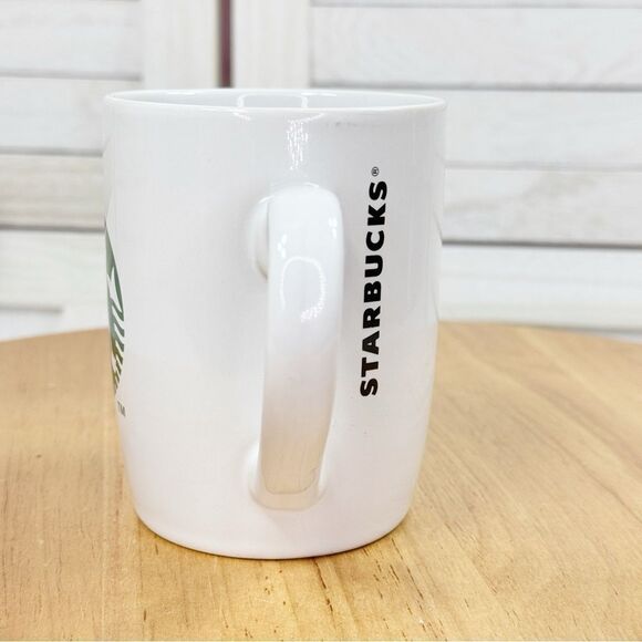 Starbucks 2012 Classic Siren Logo White Ceramic Mug - Picture 2 of 7